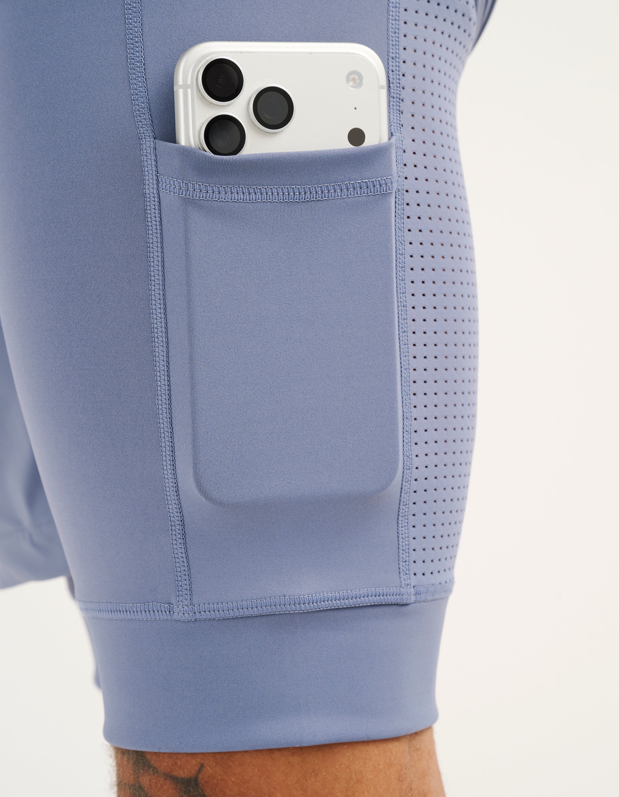 Performance Shorts - Dusty Blue