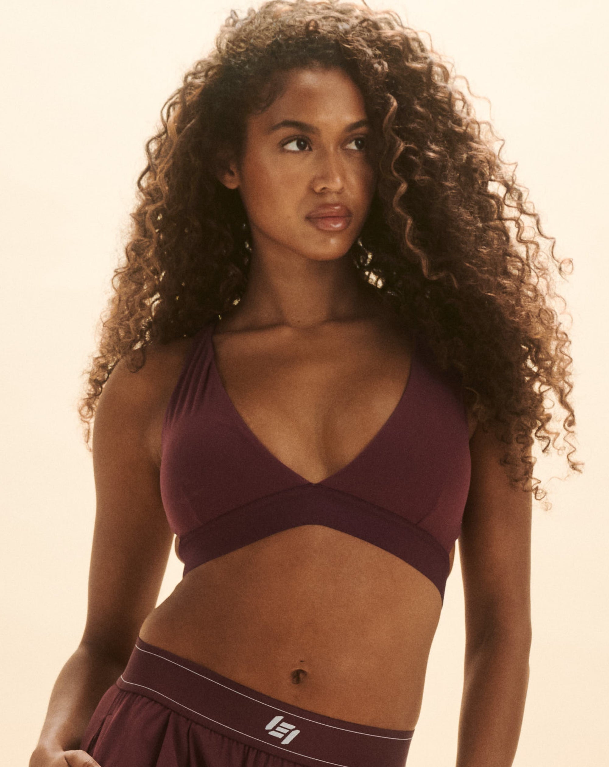 Relentless Sports Bra - Blackberry