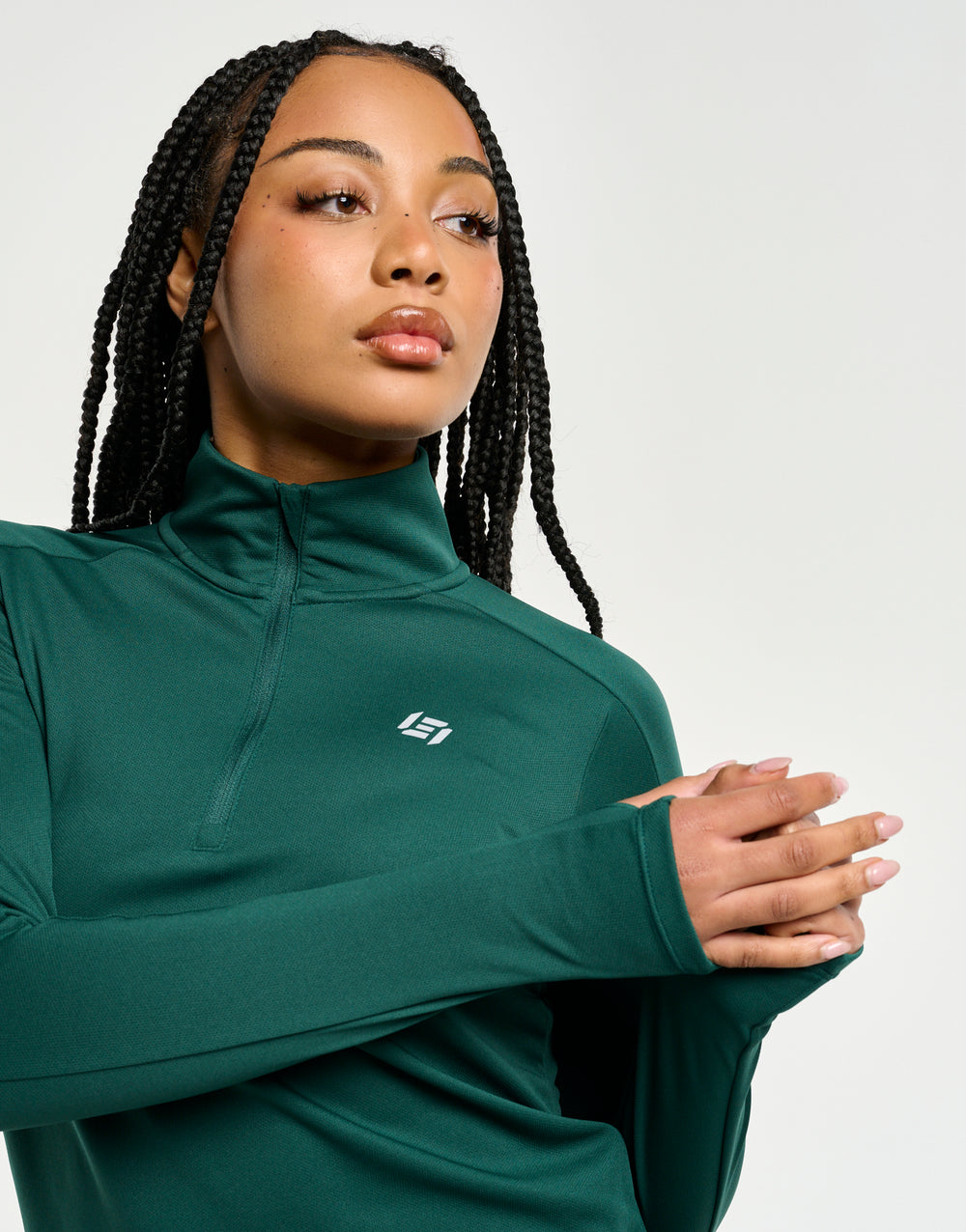 StudioFlex Half Zip Long Sleeve - Green