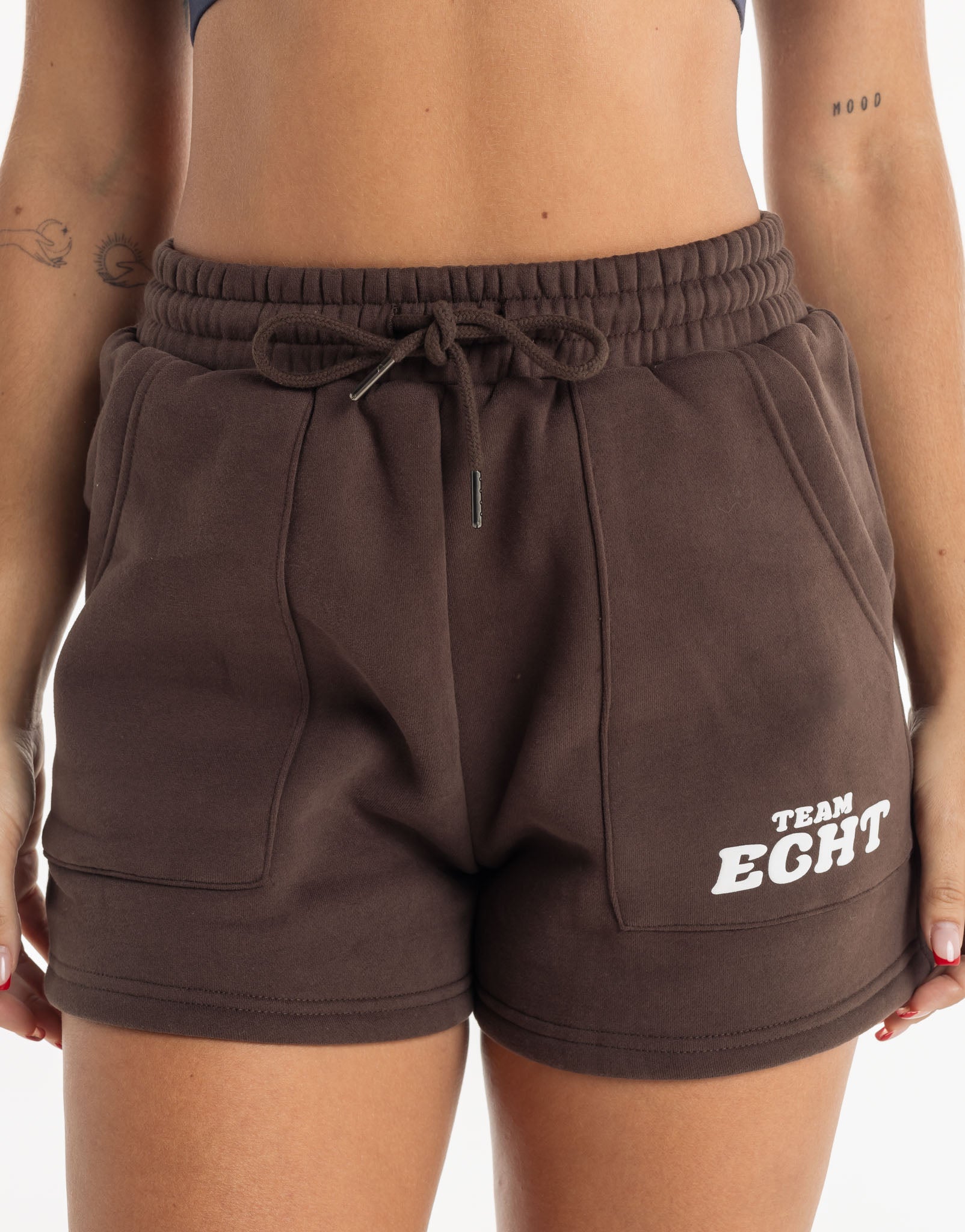 Team Echt Shorts - Fudge Brown