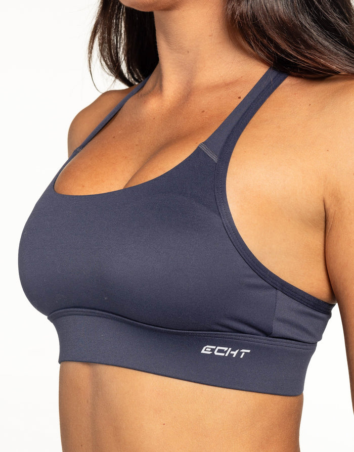 Stylish and Comfortable ECHT Arise Sports Bra in Pirate Black - Size M