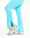 Snap Flare Leggings - Baby Blue