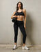 Ascend Pocket Mid-Waist Leggings 25" - Black