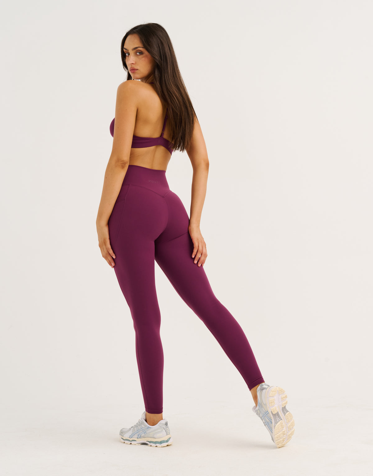 Ascend Pocket Leggings 28" - Blackberry
