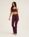Pulse Flare Leggings - Blackberry