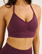 Pulse Halter Sports Bra - Blackberry