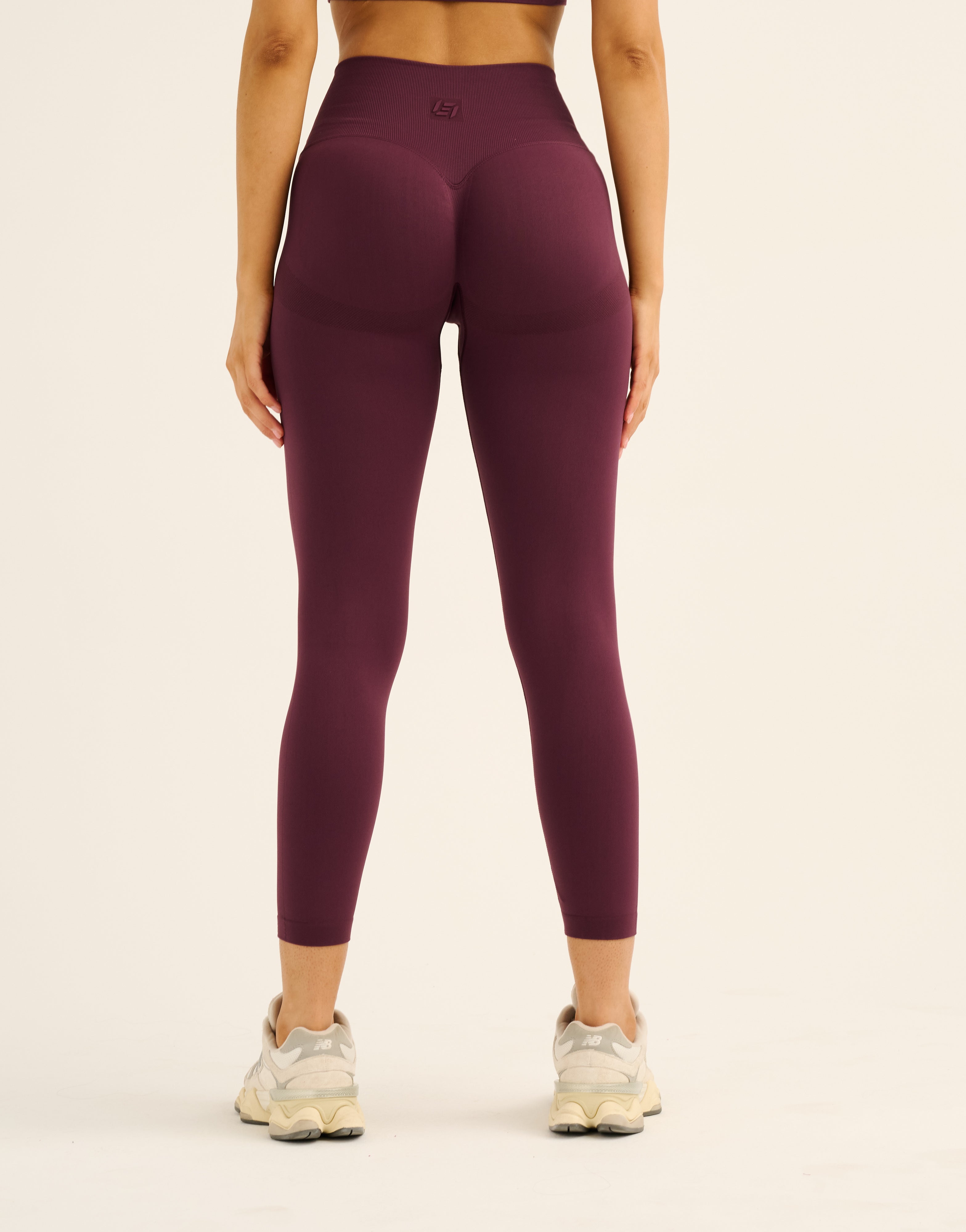 Pulse Invisible Scrunch Leggings - Blackberry