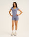 Pulse Short Sleeve - Washed Blue