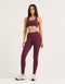 Arise Scrunch Mid-Waist Leggings - Blackberry