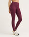 Arise Scrunch Mid-Waist Leggings - Blackberry