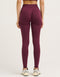 Arise Scrunch Mid-Waist Leggings - Blackberry