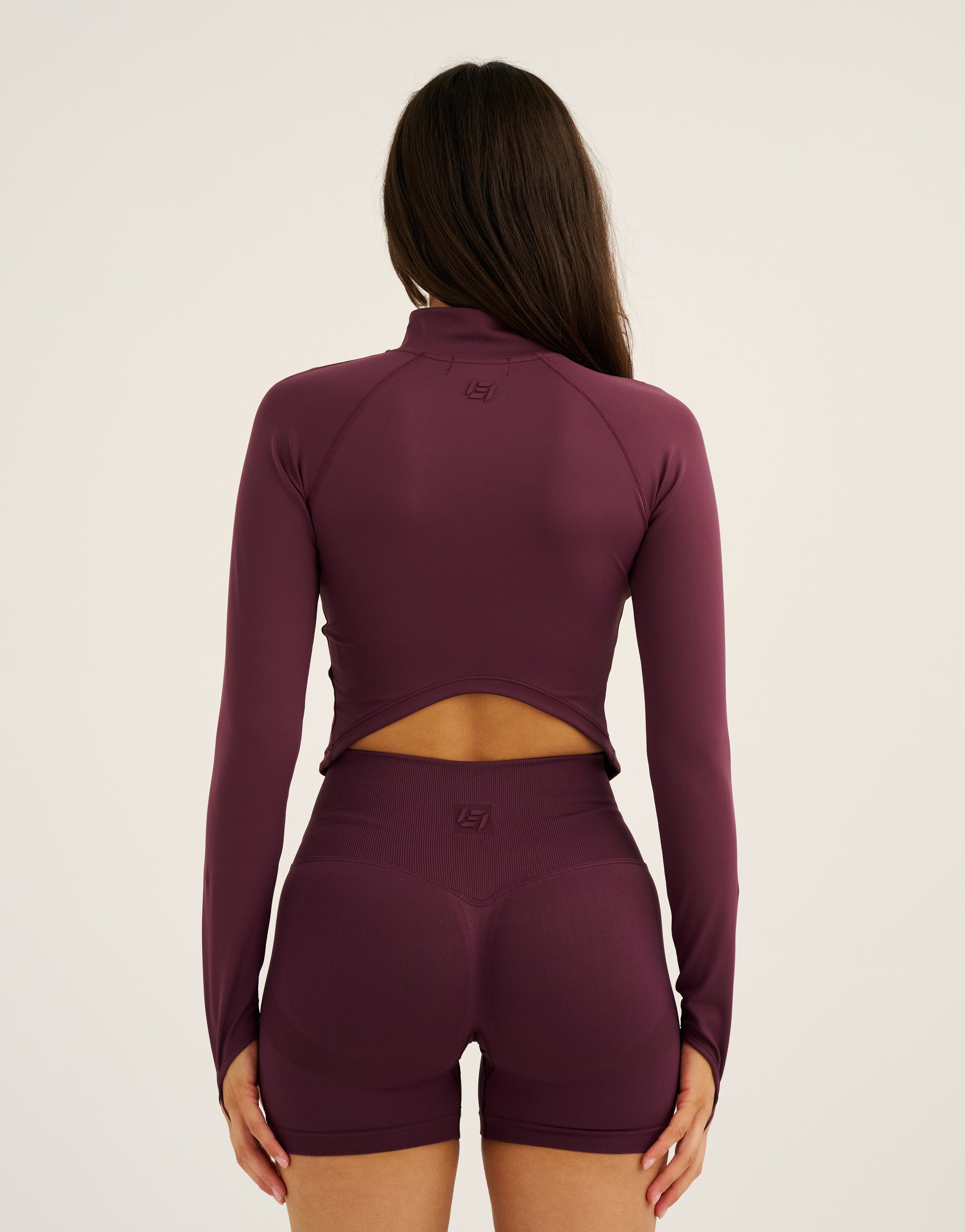 Athlete Crop Jacket - Blackberry