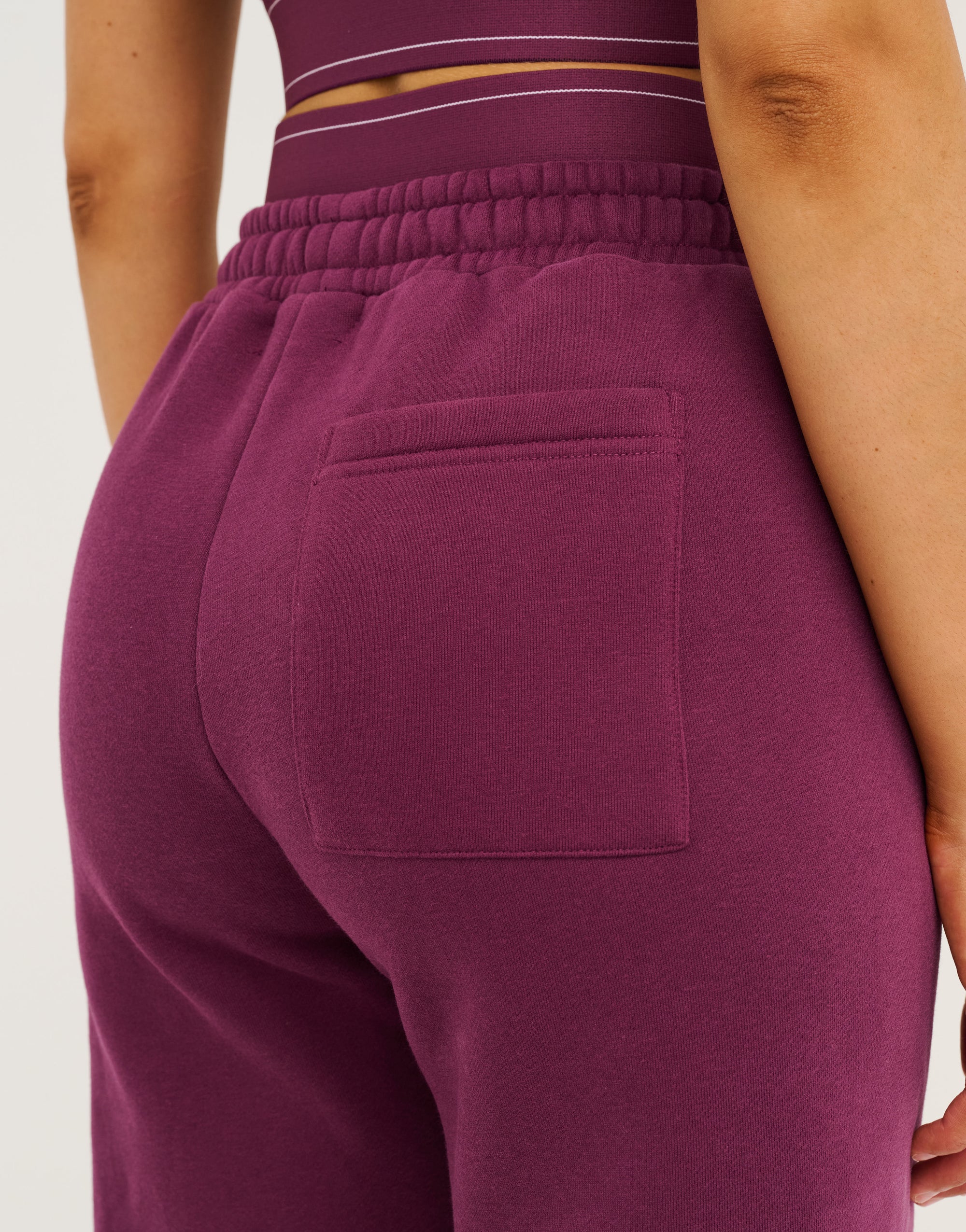 Elemental Layered Jogger Sweatpants - Blackberry