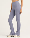 Arise Comfort Mid-Waist Flare Leggings - Washed Blue