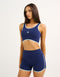 Mode Contrast Crop - Navy