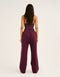Elemental Wide Leg Sweatpants - Blackberry