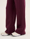 Elemental Wide Leg Sweatpants - Blackberry