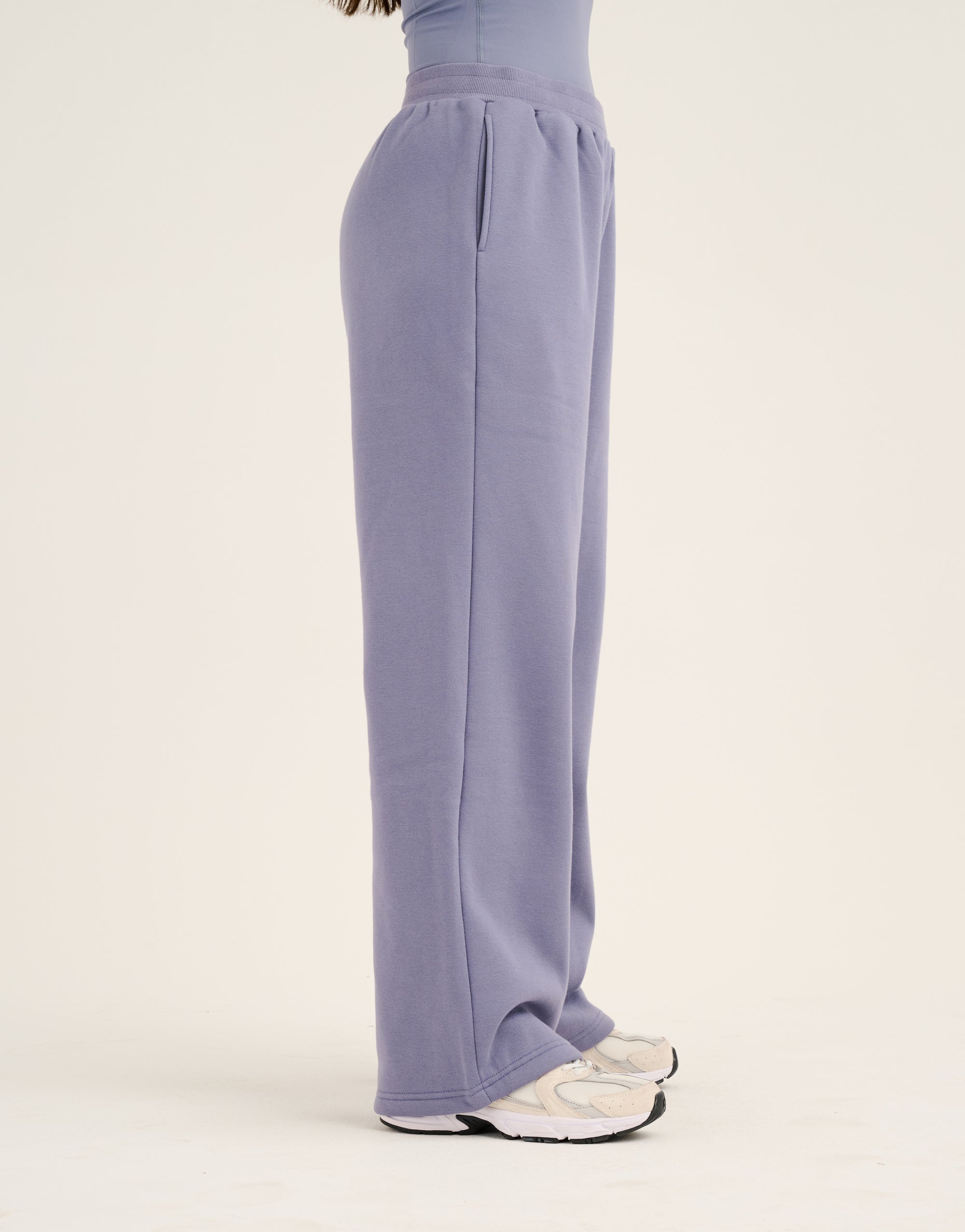 Elemental Wide Leg Sweatpants - Washed Blue