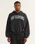 College Combed Fleece Zip-Up Hoodie - Phantom Black