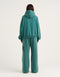 College Combed Fleece Hoodie - Teal