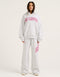 College Combed Fleece Hoodie - Grey Marle