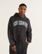 College Combed Fleece Hoodie - Phantom Black