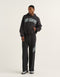 College Combed Fleece Hoodie - Phantom Black