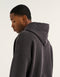 College Combed Fleece Hoodie - Phantom Black