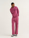 College Combed Fleece Hoodie - Plum