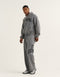 College Combed Fleece Hoodie - Storm Grey