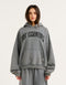 College Combed Fleece Hoodie - Storm Grey