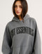 College Combed Fleece Hoodie - Storm Grey