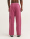 College Combed Fleece Wide Leg Sweatpant - Plum