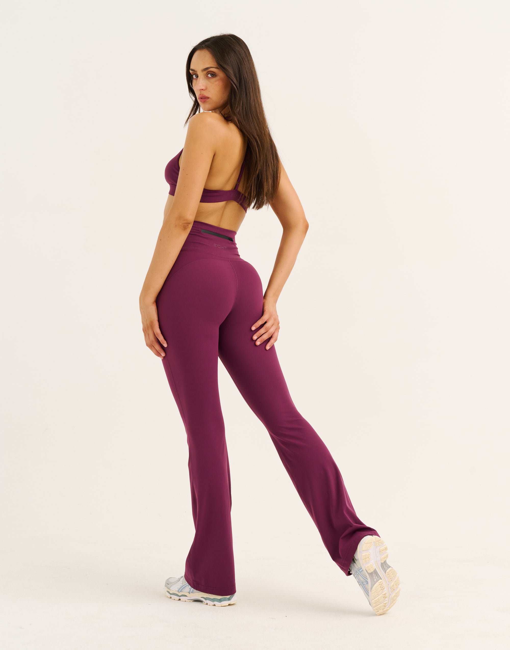 Flare Leggings - Blackberry