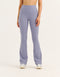 Flare Lycra Pocket Leggings - Washed Blue