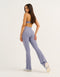 Flare Lycra Pocket Leggings - Washed Blue