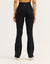 Flare Ribbed Leggings V2 - Black