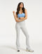 Flare Lounge Leggings - Micro Grey