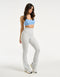 Flare Lounge Leggings - Micro Grey