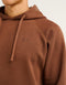 Recover Fleece Hoodie - Brown
