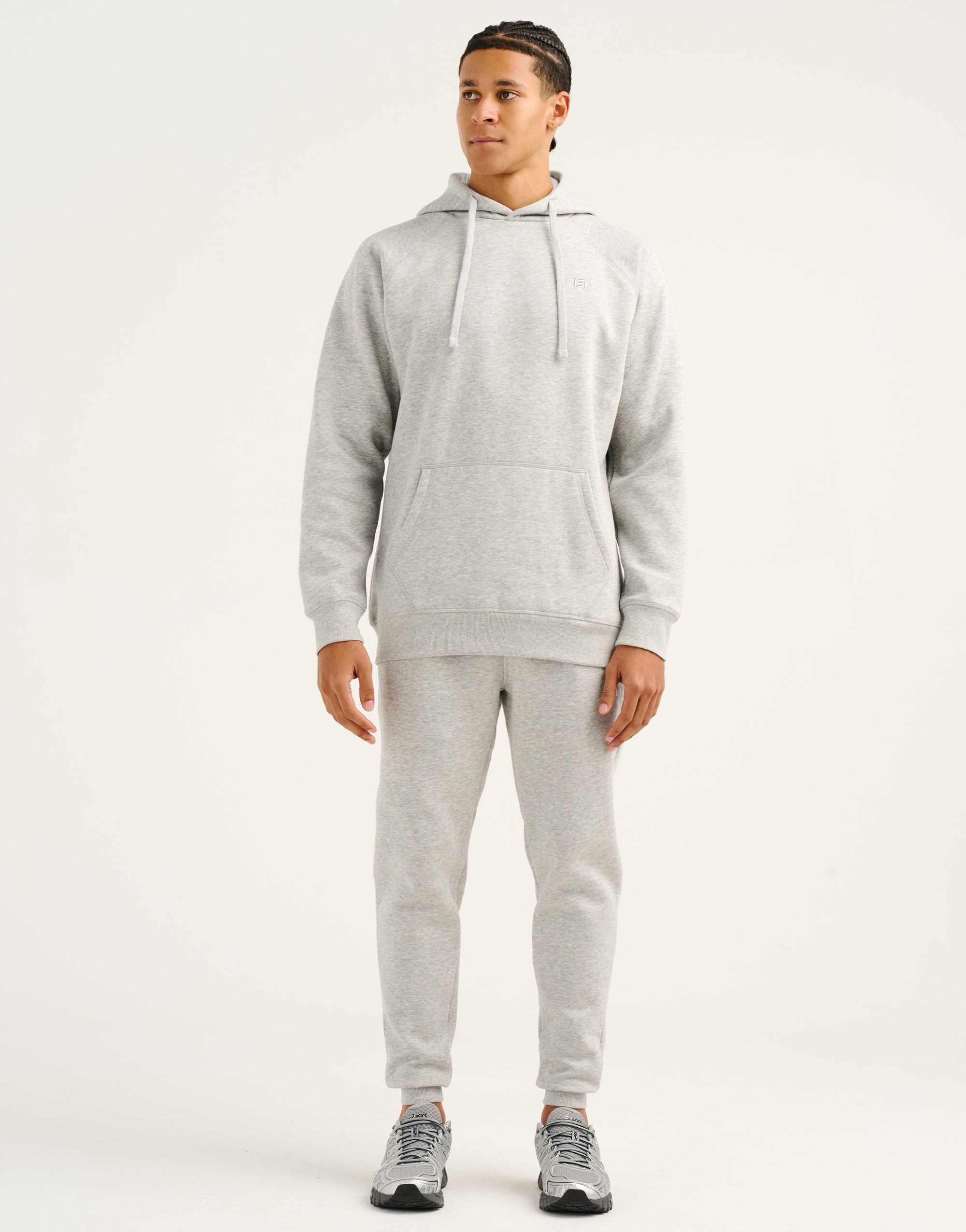 Recover Fleece Hoodie - Grey Marle