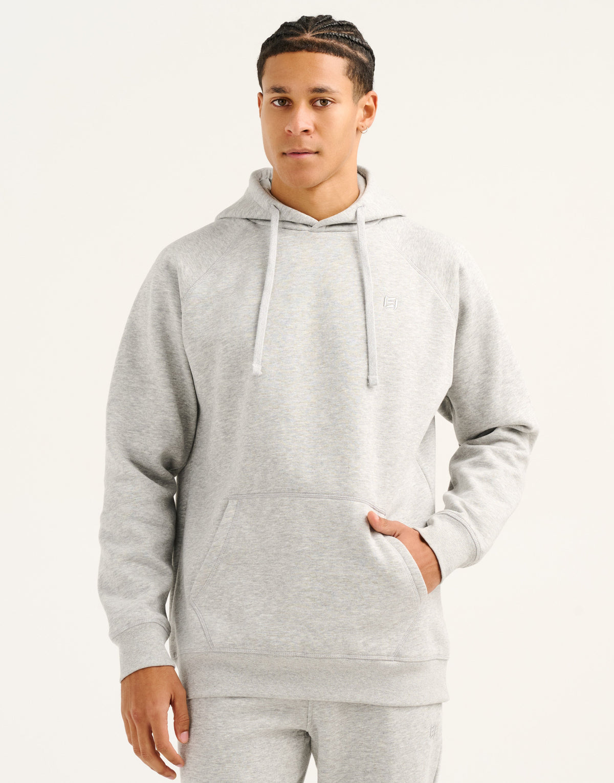 Recover Fleece Hoodie - Grey Marle