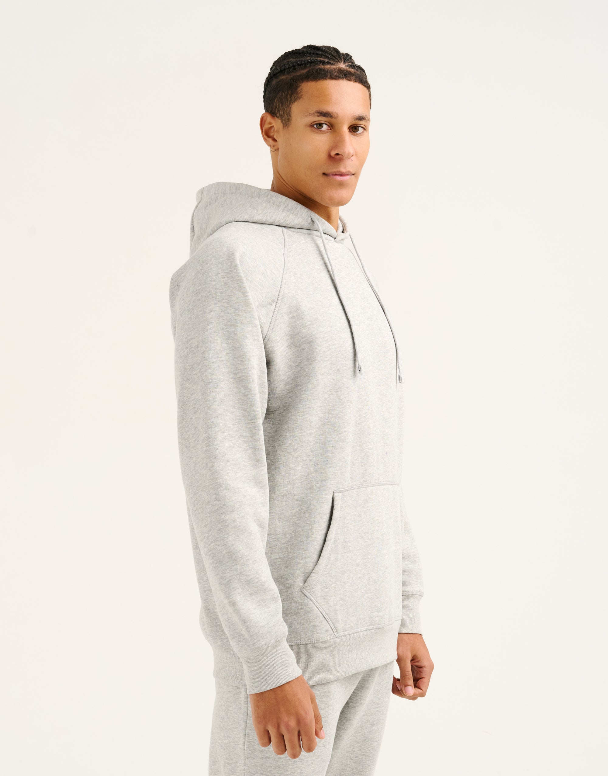 Recover Fleece Hoodie - Grey Marle
