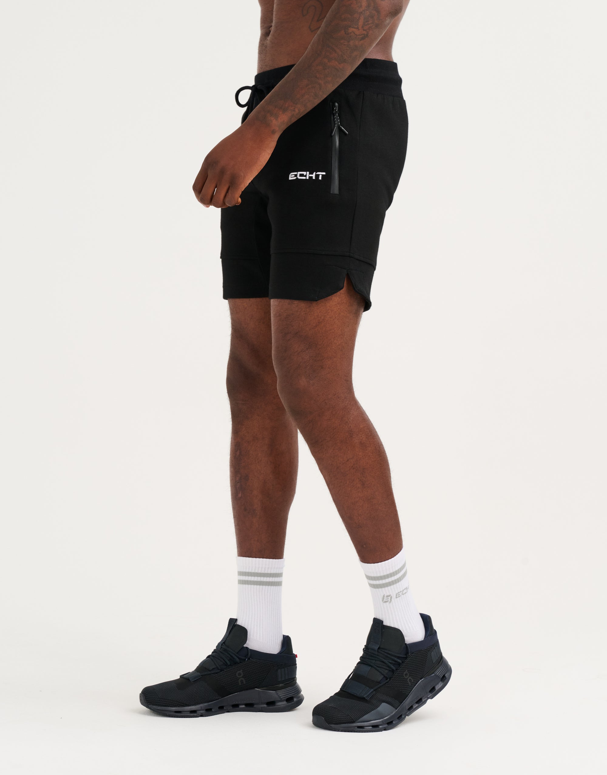 Echt Force Knit Shorts - Black