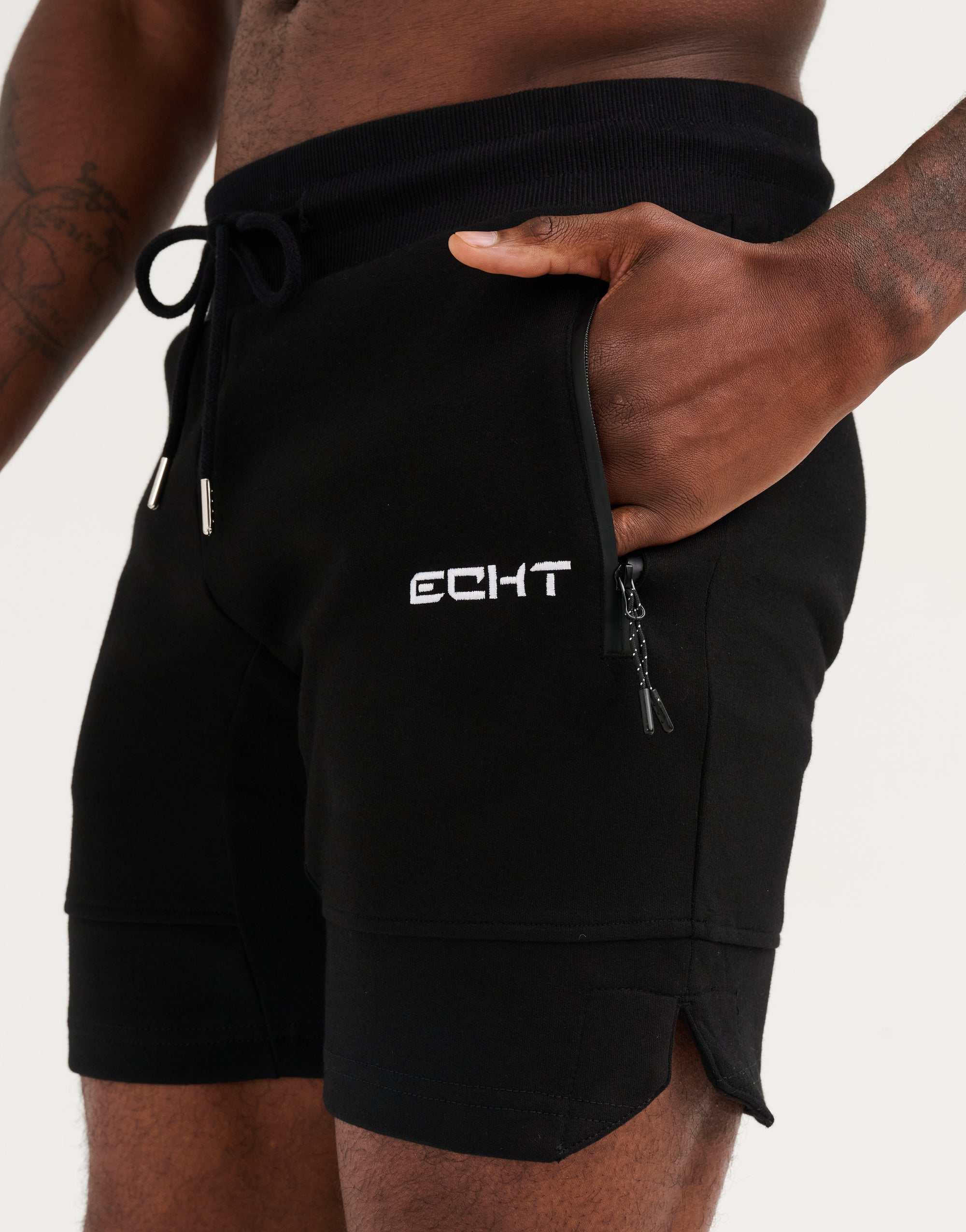 Echt Force Knit Shorts - Black