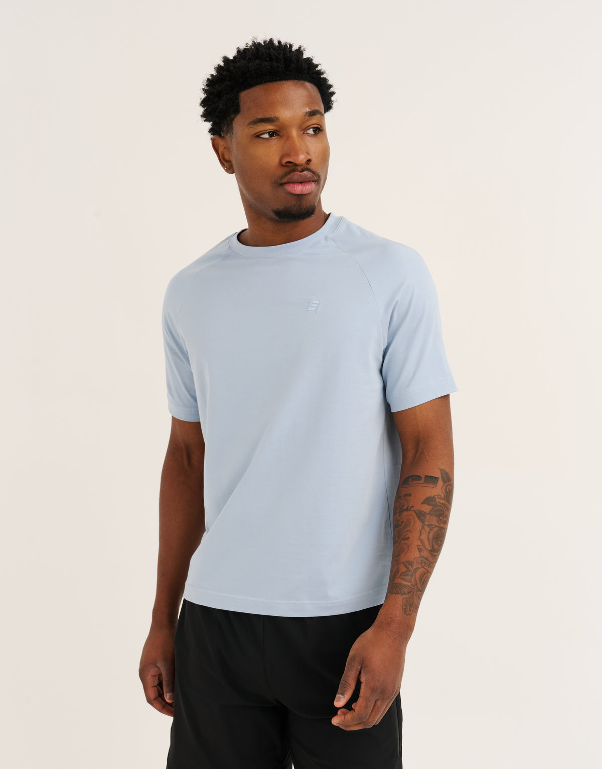 Foundation Tee 27" - Dusty Blue