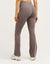 Lycra Invisible Scrunch Pocket Flare Leggings - Slate Grey