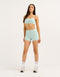 Lycra Invisible Scrunch Pocket Shorts - Mint