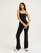 Lycra Invisible Scrunch Straight Leg Pant - Black