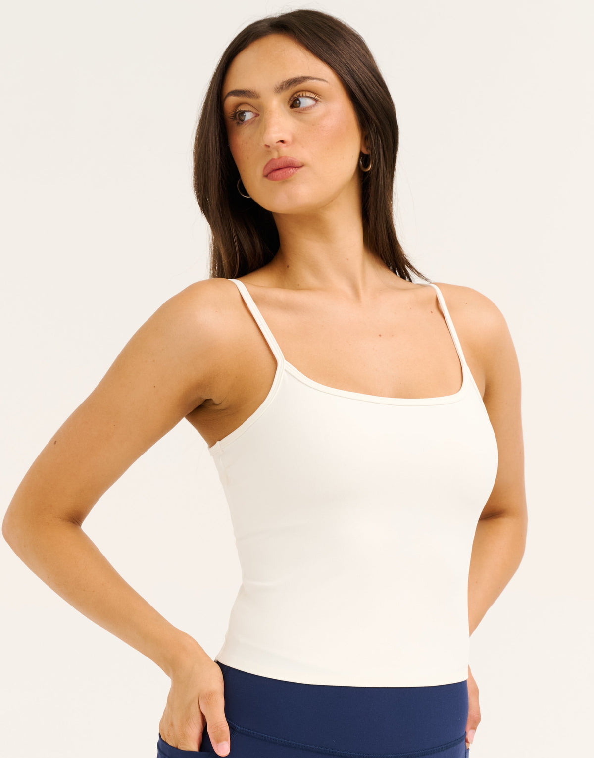 Lycra® Seamless Tank - White